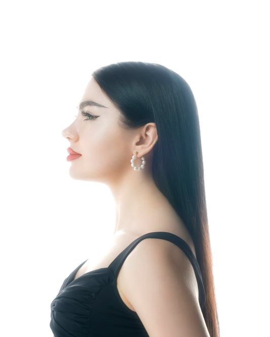 Lumina Golden Drop Earrings