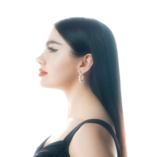 Lumina Silver Drop Earrings