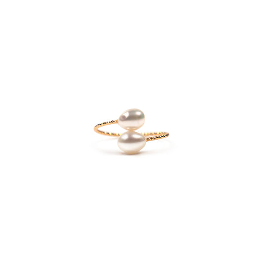 Dual Motion Pearl Ring